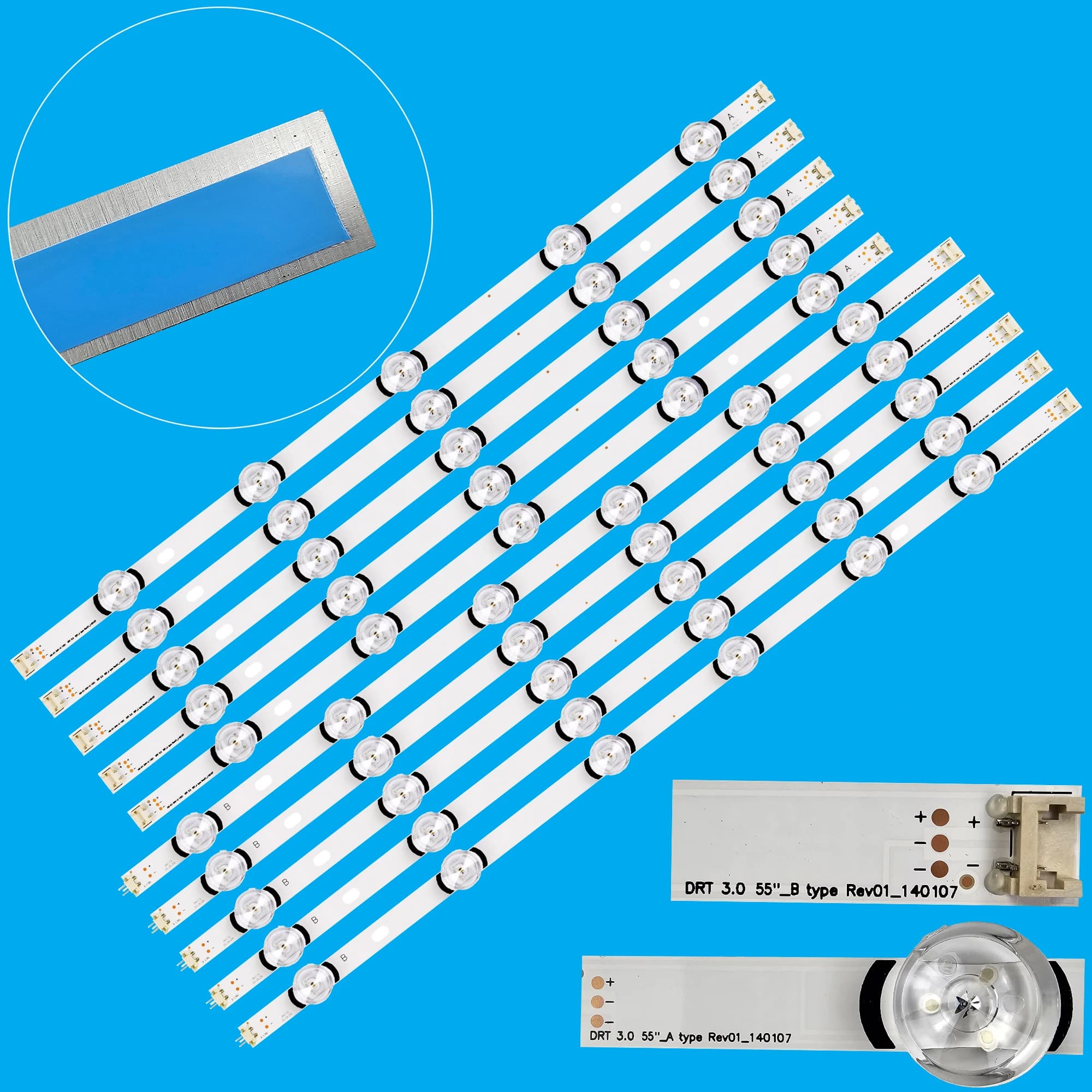LED-Streifen für 55LB630V 55LB650V LC550DUH FG 55LF5610 55LF580V 55LF652V 55LF5800 55LB630V 55LB6300 55LB5900 55LB6000 55LB570V