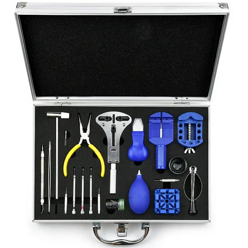 Uhr Reparatur Tool Kit Uhr Link Pin Remover Shell Opener Frühling Bar Remover Uhr Batterie Ersatz Strap Nadel Set Zugriffs