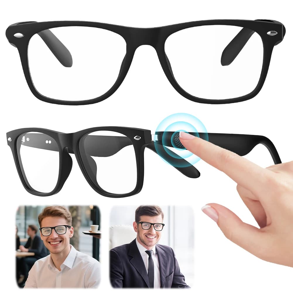 Intelligente Bluetooth-Brille, kabellose Bluetooth-Kopfhörer, multifunktionale Echtzeit-Übersetzung, Anti-Blaulicht-Brille