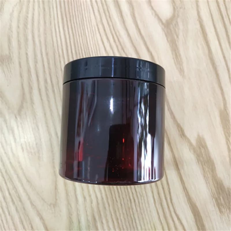 500g 500ml Kunststoff kosmetische Creme Glas braun/weiß Schönheit Körper lotion Behälter Gesichts maske Aufbewahrung sbox Salbe Fall