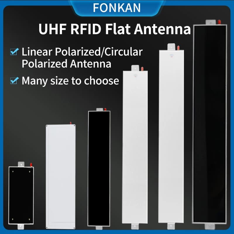 UHF RFID-Antenne Linear-/Zirkularpolarisierte RFID-Flachantenne UHF Hochleistungsantenne 8dBi 10dBi 12dBi Schmalstrahlantenne für Zugangskontrolle