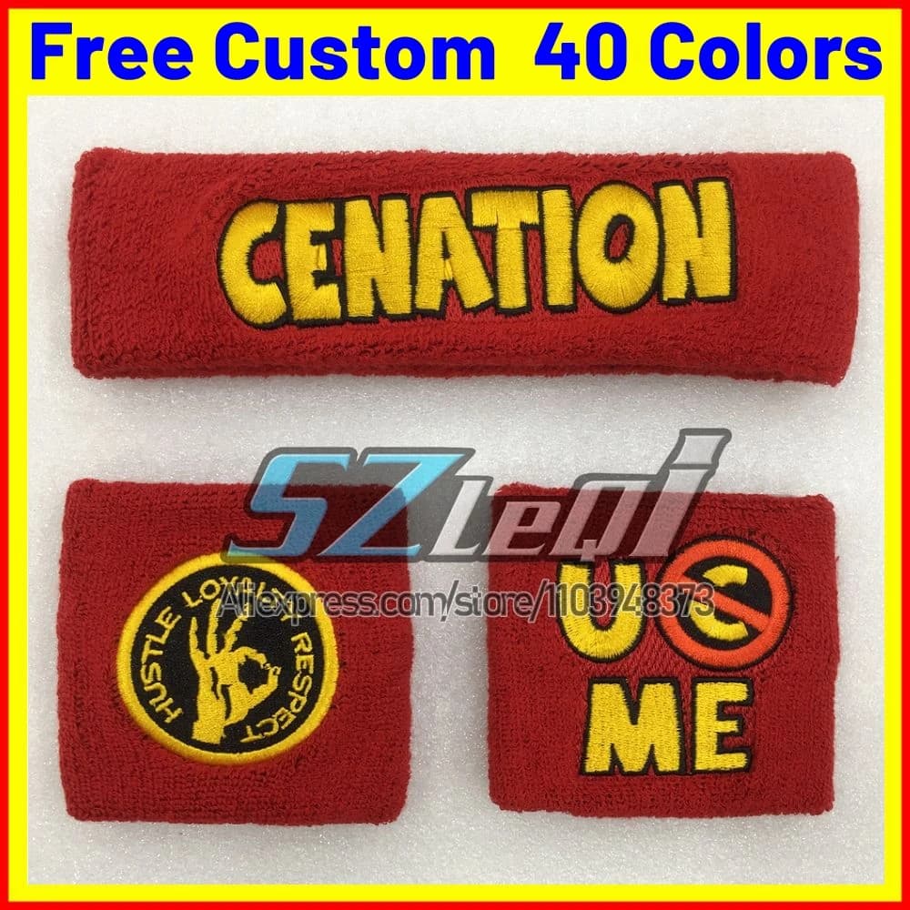 Neue Handgelenk Schweißband Für JOHN CENA Tennis Sport Armband Volleyball Gym Handgelenk Brace Unterstützung Wrestling Schweiß Band Handtuch