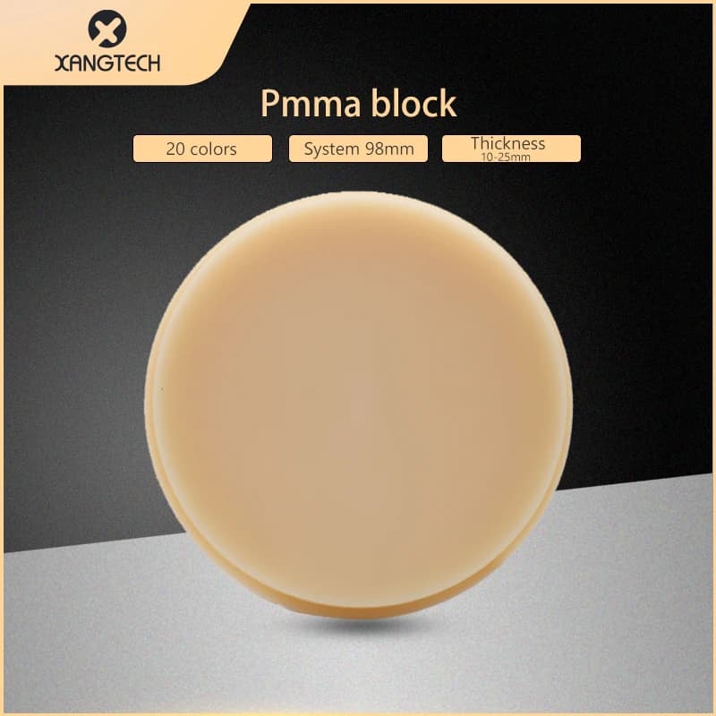 XANGTECH 5 Stück 98 mm Monolayer-Pmma-Block für Dental