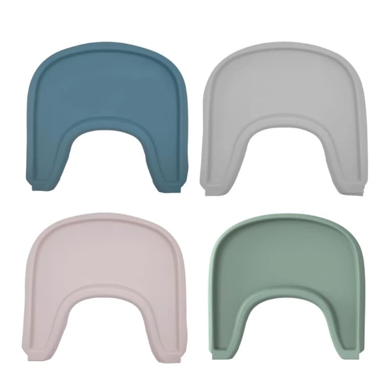 Silikon-Hochstuhl-Tablett-Matte, Servierkissen für Stokke-Esszimmerstühle, halten die Essenszeit organisiert und genießen für Babys