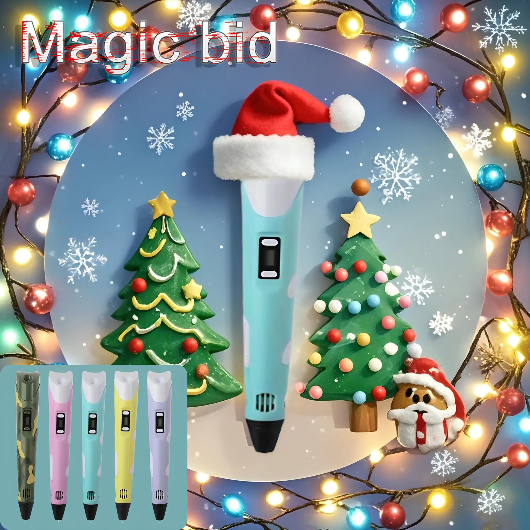 3D Druck Stift DIY Dreidimensionale Malerei Kinder Spielzeug Spaß Camouflage Mit LCD Bildschirm Kompatibel PLA Filament Spielzeug Geschenk