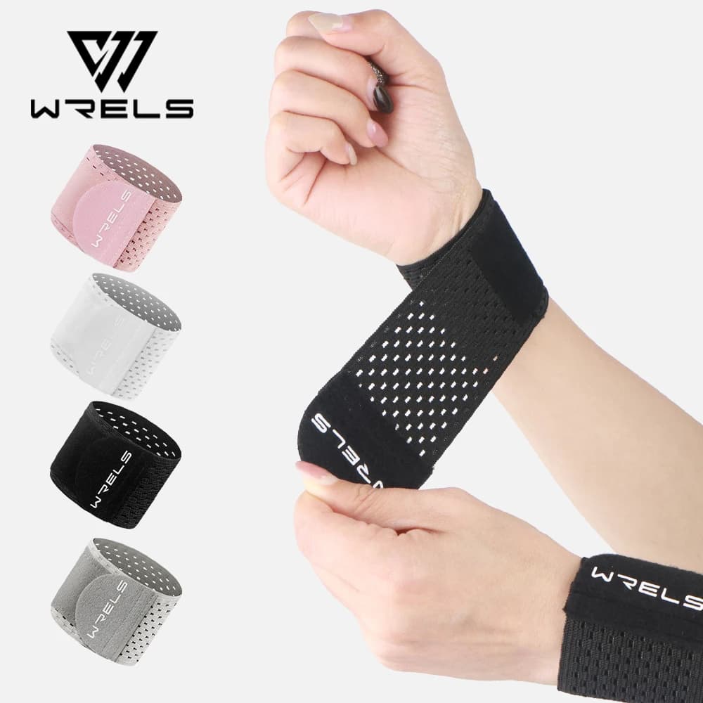 WRELS Armband, Handgelenkstütze, Klammer, Riemen, dünn, elastisch, verstellbar, Handgelenkschutz, Unterstützung für Basketball, Laufen,