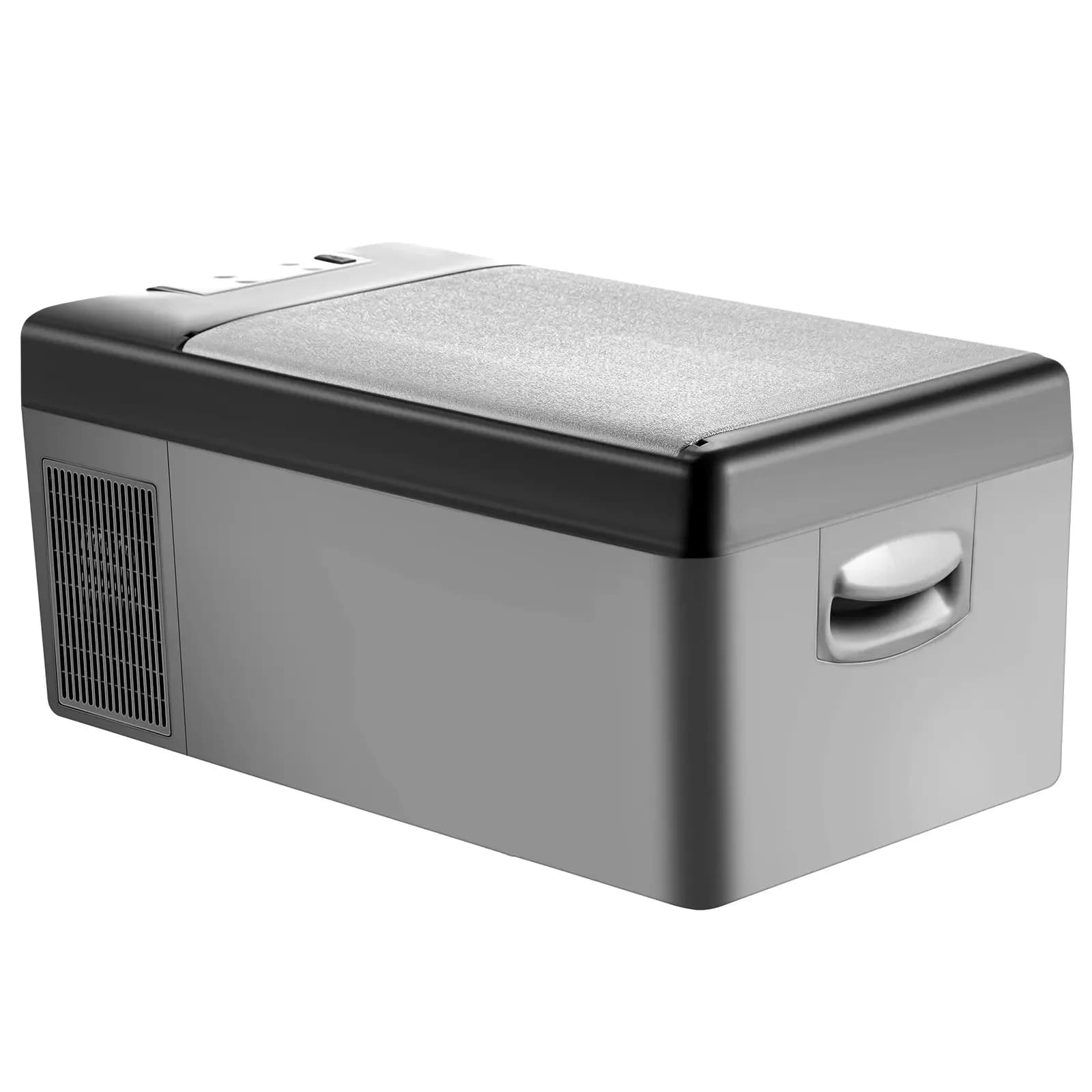 VEVOR Mini-Kühlschrank, tragbarer Auto-Gefrierschrank, 12 V/24 V, 15 l, Kompressor-Kühler für Reisen, Camping, Outdoor-Aktivitäten