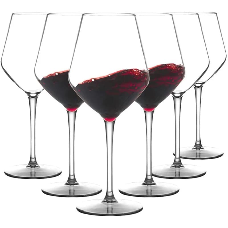 MICHLEY 2/4/6PCS Unzerbrechliche Tritan Kunststoff Wein Glas Picknick Set Wiederverwendbare Luxus Für Party Barware Outdoor spülmaschine