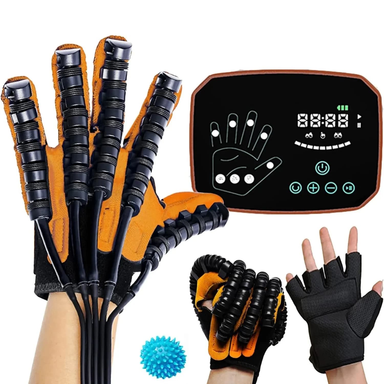Finger-Recovery-Trainer für Hemiplegie, Schlaganfall, automatische Roboter-Rehabilitationshandschuhe, Infarkt, Handfunktion, Trainingsgeräte