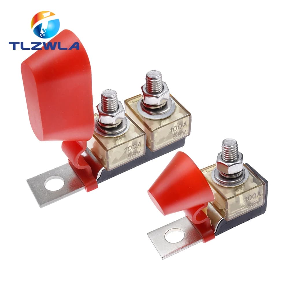 30A-300A Batterieklemmenhalterung MRBF Wasserdichter Sicherungsblock-Kit 58V Bolzen 5/16" Marine-Batteriesicherung für Boots-LKW