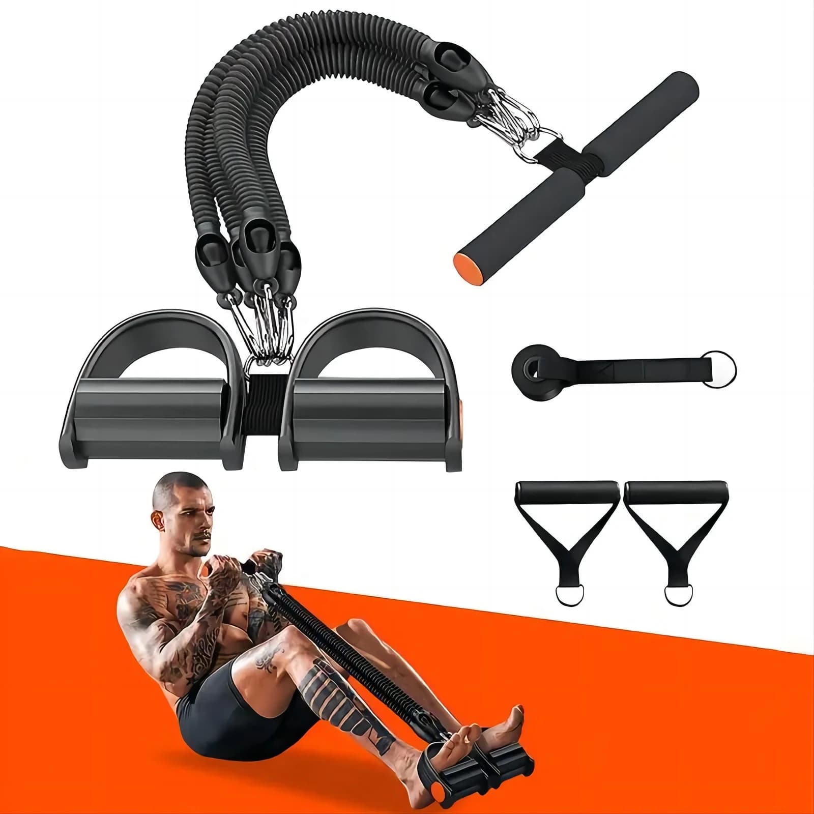 Pedal Spannung Seil Puller Workout Ausrüstung Elastische Widerstand Band Schaum Stretch Fitness Gym Maschinen Hause