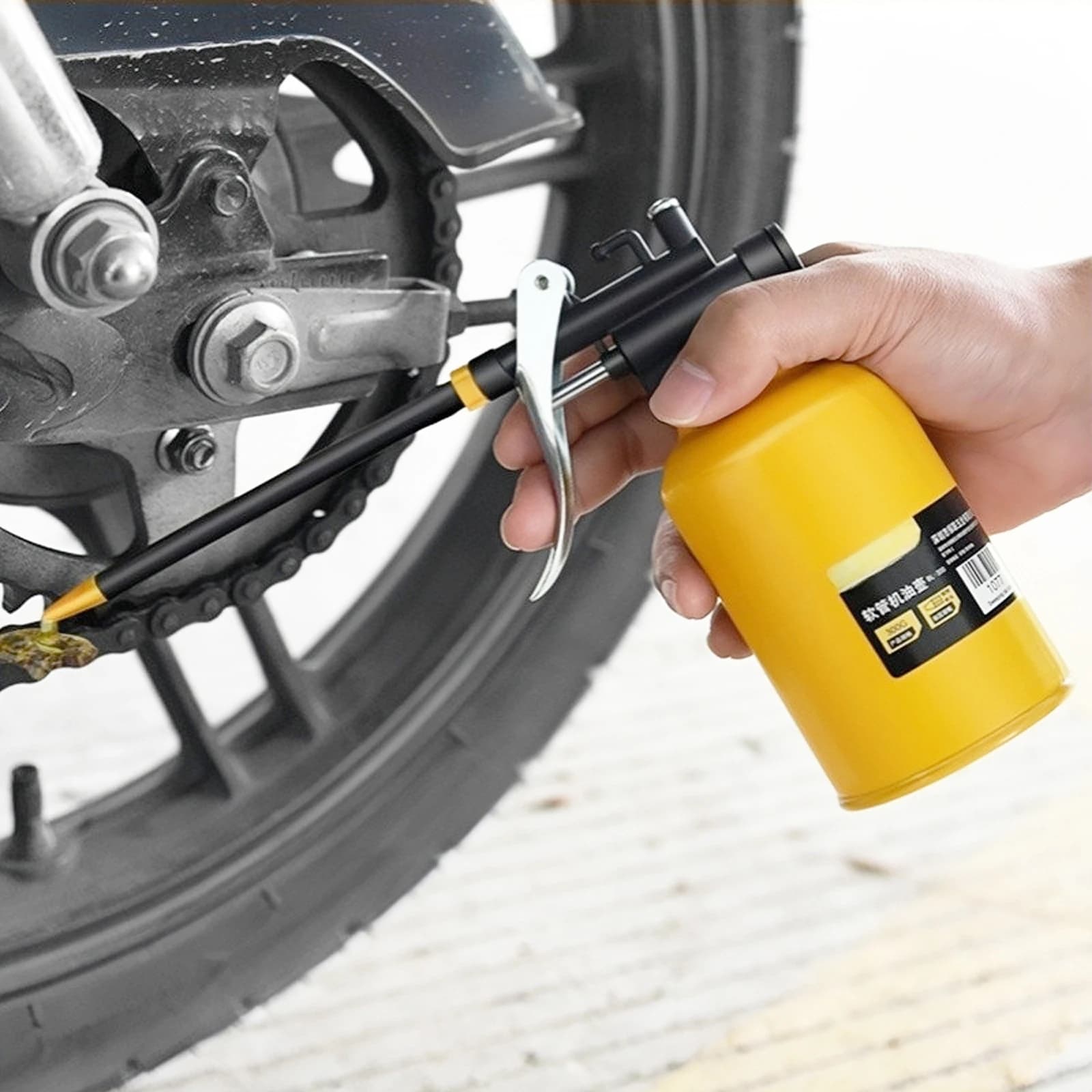 Öl kann Schmierung Metall Hochdruck pumpe Fett pistolen Auto Öltopf Flasche Autore parat ur werkzeug 180ml 220ml 300ml 450ml