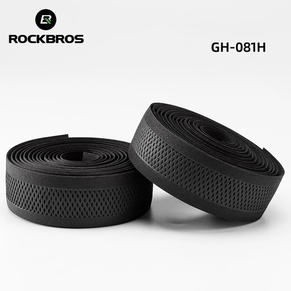 ROCKBROS Fahrrad Atmungsaktive Lenkerbänder Fahrrad Bar Rutschfestes Band EVA Anti-Vibration Wrap Tape Radfahren Lenkerzubehör