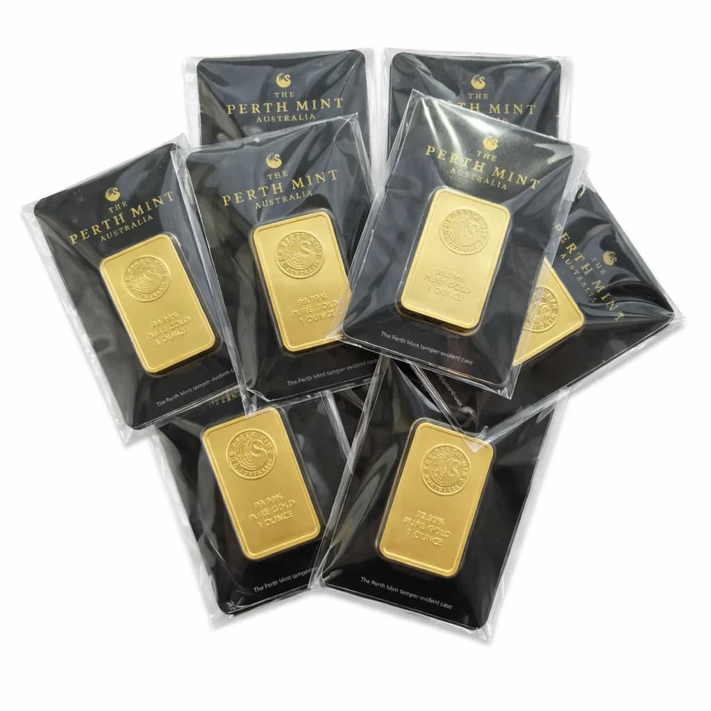 Australische Perth Mint Style Schwan-Goldbarren - Gedenkmünze Sammlerstück Souvenir, Ausstellungsstück Geschenk für Sammlung & Dekoration