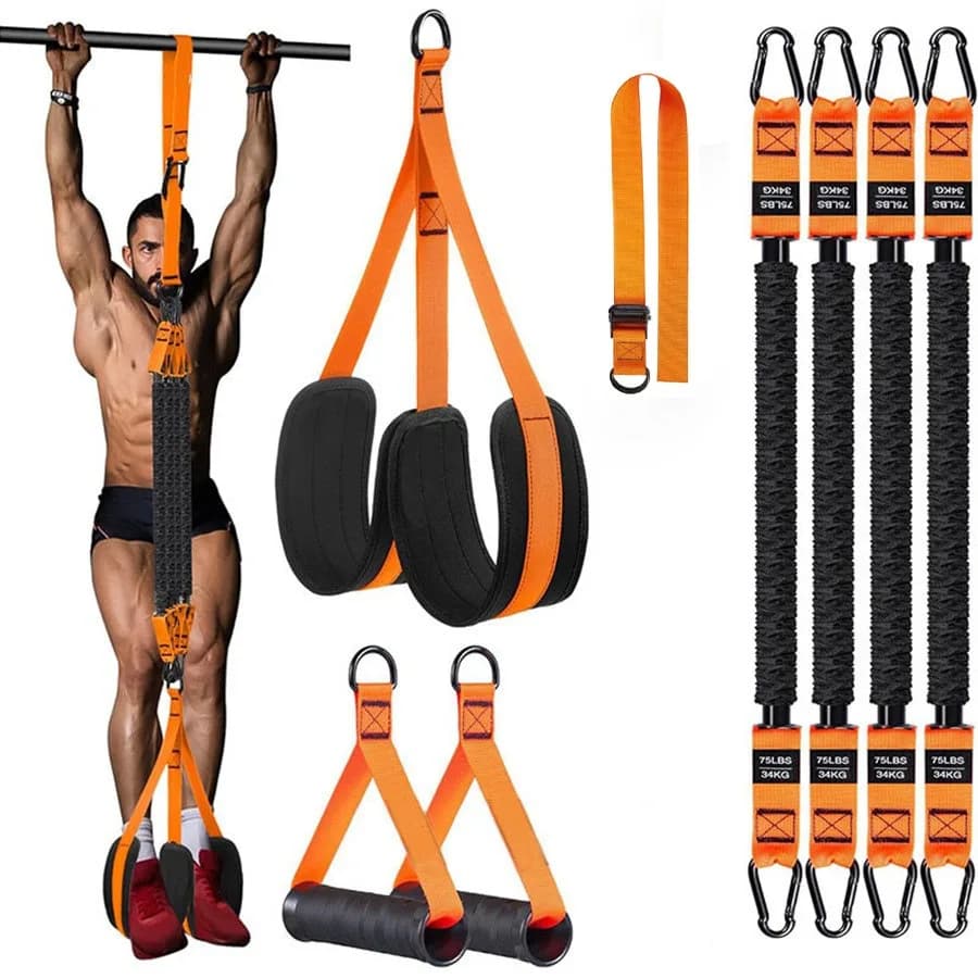 Klimmzug-Hilfe-Bänder-Set, Widerstandsband für Klimmzüge, Unterstützung für Männer und Frauen, zum Aufhängen, Training, Chin-up, Workout,