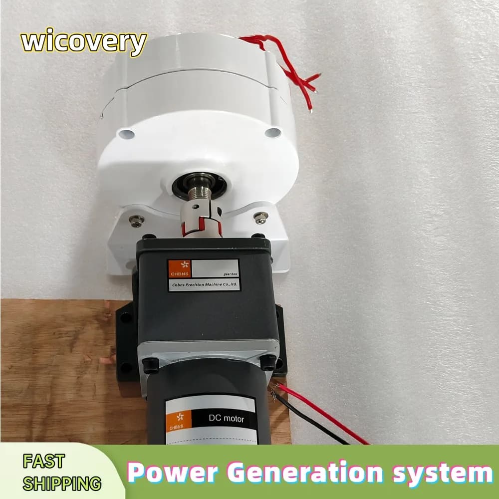 2KW 3KW 12V 24V DC Motor Permanent Magnet Generator Micro Bürstenmotor Permanent Magnet Generator Mit motor Set DIY