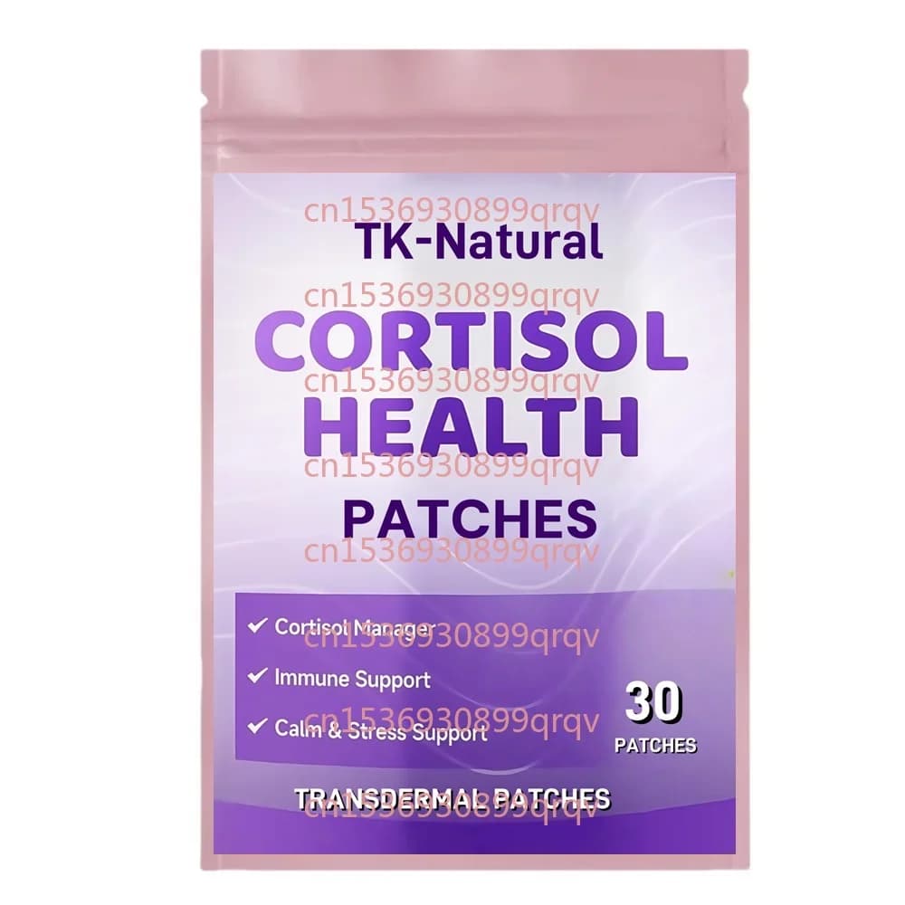 30-Pflaster Cortisol Transdermal-Pflaster für Frauen mit Ashwagandha, Magnesium, Rhodiola Rosea Support Mood, Focus