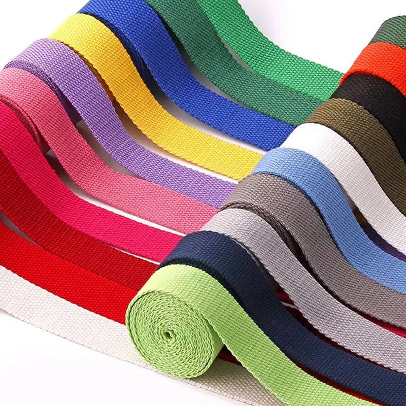 5M Baumwoll-Gurtband Bastelbedarf DIY Dekoratives Nähgewebe Handwerk Nylon-Gurtband Haustierleine Rucksack-Zubehör