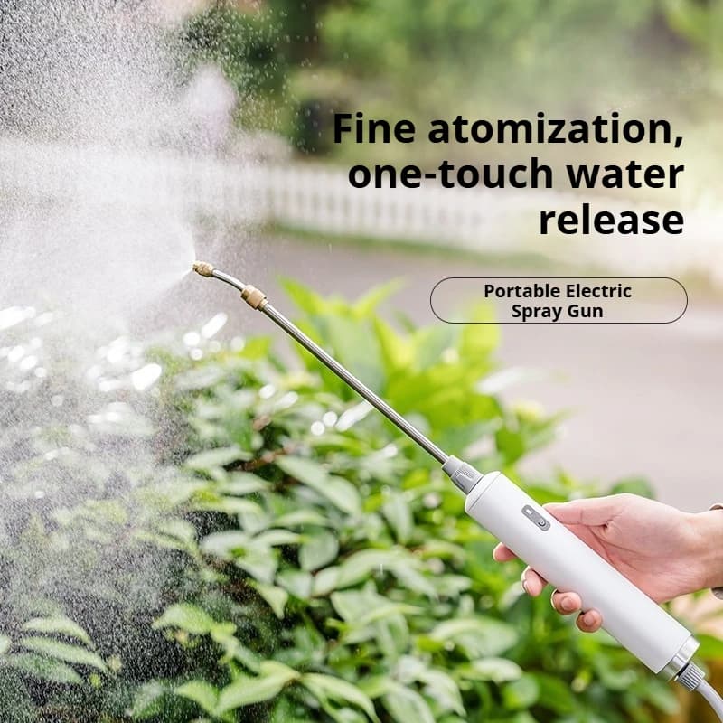 3M/5M tragbare elektrische Spritzpistole für Gartenschläuche, Pestizid-Bewässerungswerkzeug mit Nebelfunktion