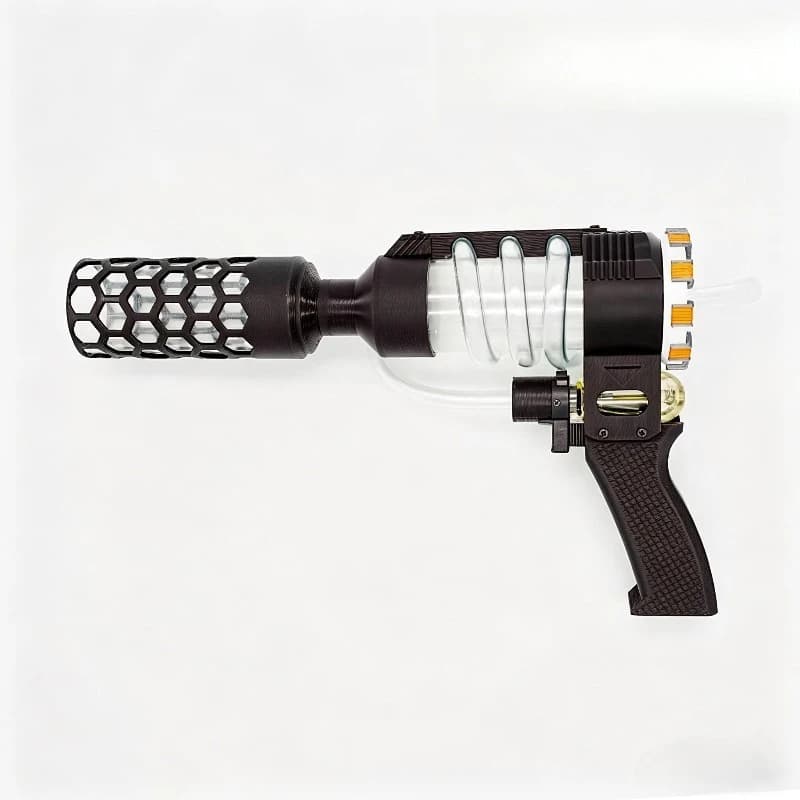 Physik-Wissenschafts-Demonstrationsgerät Sci-Fi Handgehaltener Puls-Ionen-Blaster Luftwirbelkanone Spielzeug