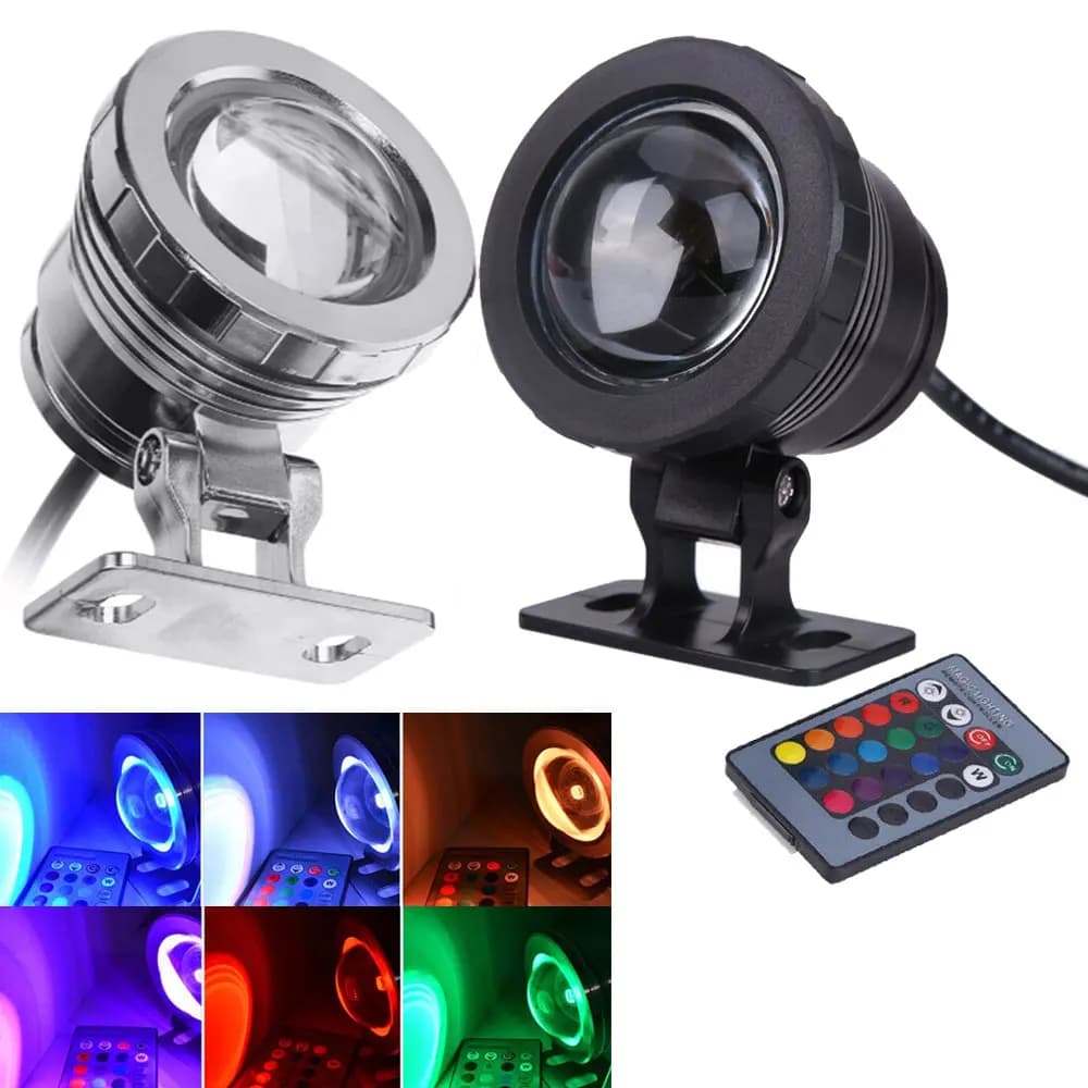 10w 15w rgb LED Flutlicht Unterwasser wasserdicht Brunnen Pool Teich Aquarium Scheinwerfer Glühbirne Lampe Outdoor Garten DC 12V 85-265V