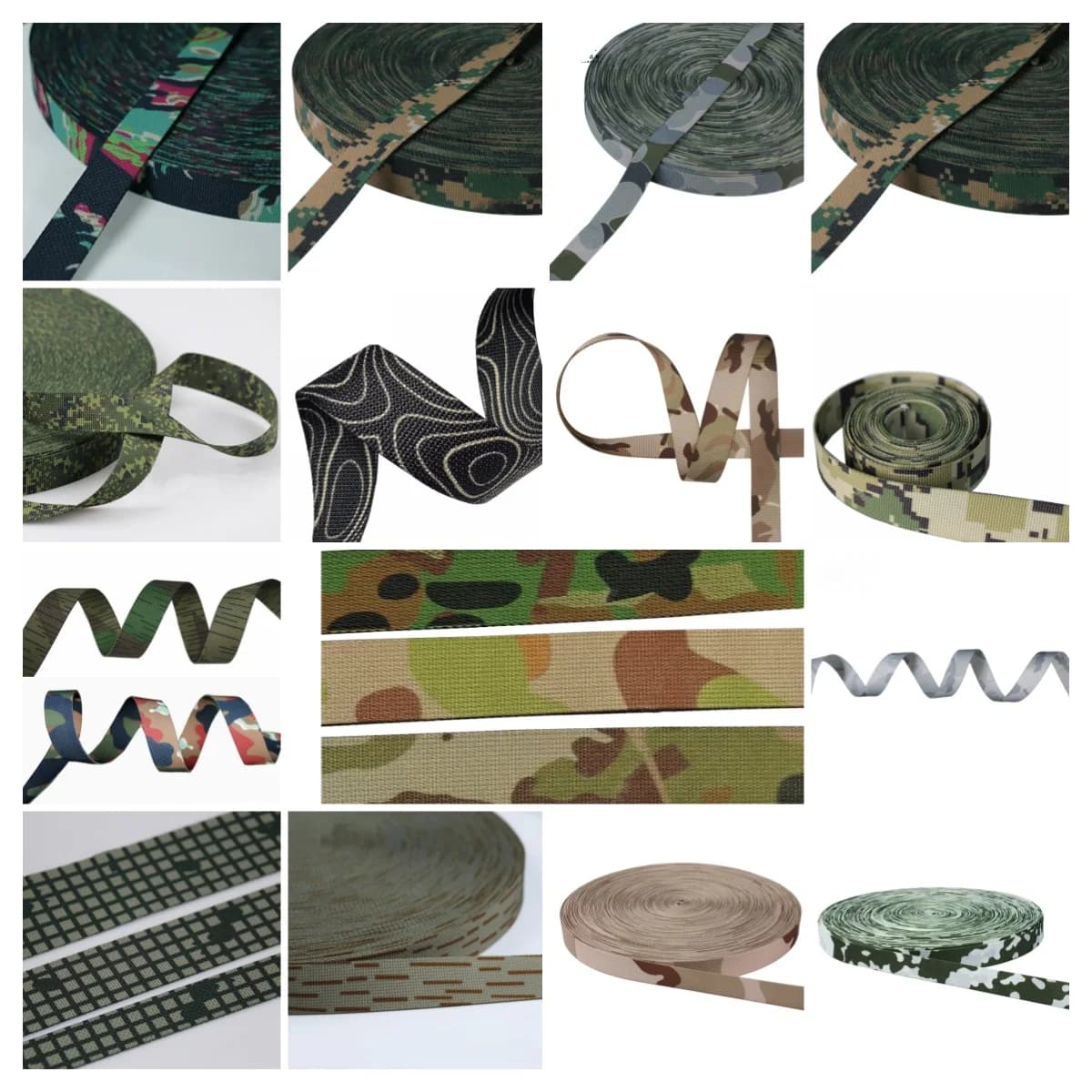 5 Meter 10 Meter AOR2 M90 KLMK DNC Miami Desert Tiger Stripes Flecktarn Mexikanisches Tarngurtband EMR Strichtarn Swamp Straps