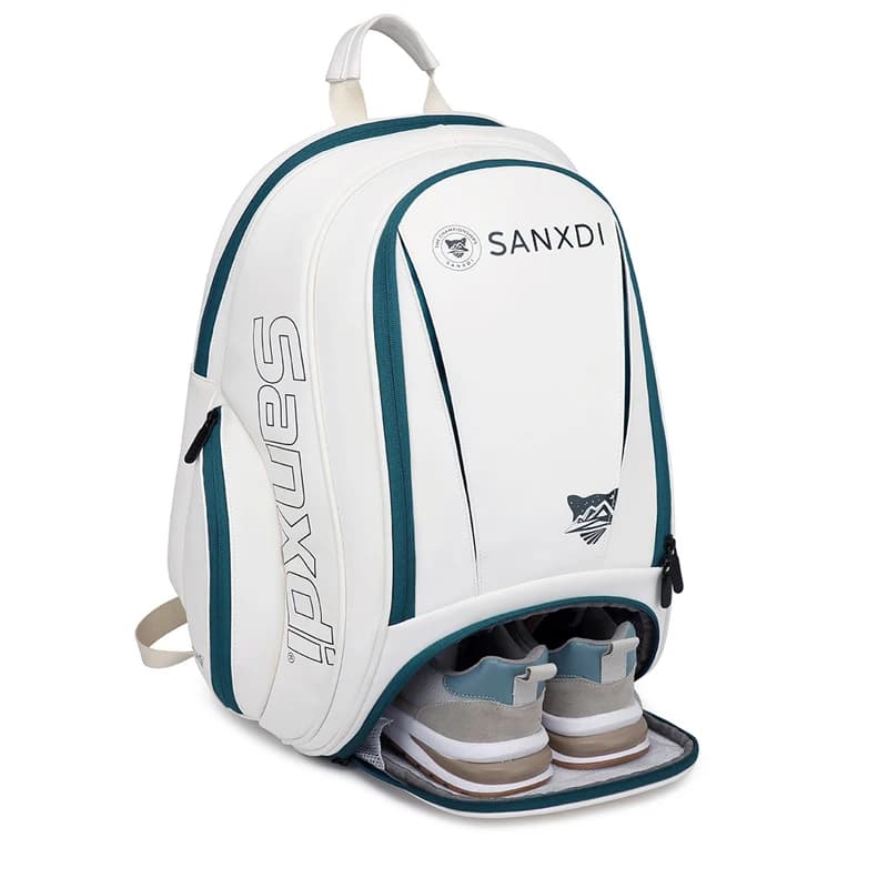 SANXDI Tennistasche Unisex Große Kapazität Squash Badminton Tennisschläger-Rucksack Tragbare Paddel-Tennis-Schultertasche