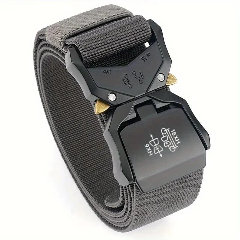 Neue Outdoor Gürtel Schnalle Quick Release Elastische Gürtel Casual Werkzeug Training Gürtel männer Hosen Gürtel