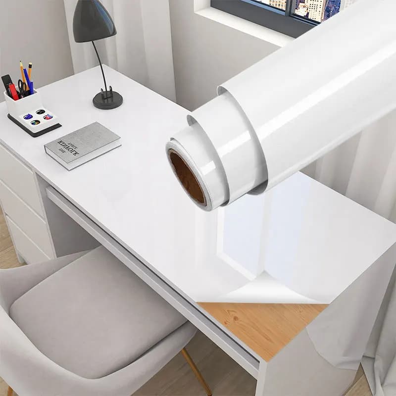 Selbstklebende PVC-Tapeten für die Renovierung von Badezimmer- und Küchenschränken, DIY-Vinyl-Kontaktpapier, wasserfest, Heimdekoration, klebriges