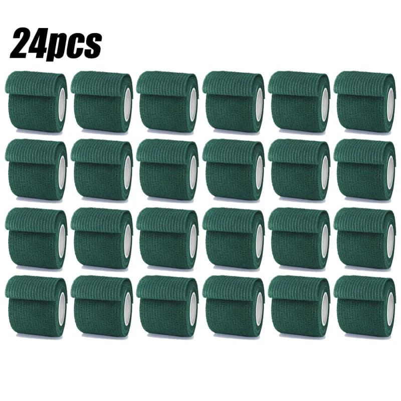 1/6/10/15/24 stücke 2,5/5/7,5/10/15 cm Vlies Elastische Selbst Klebe Bandage kohäsive Bandage Für Sport Befestigung Finger Handgelenk Bein