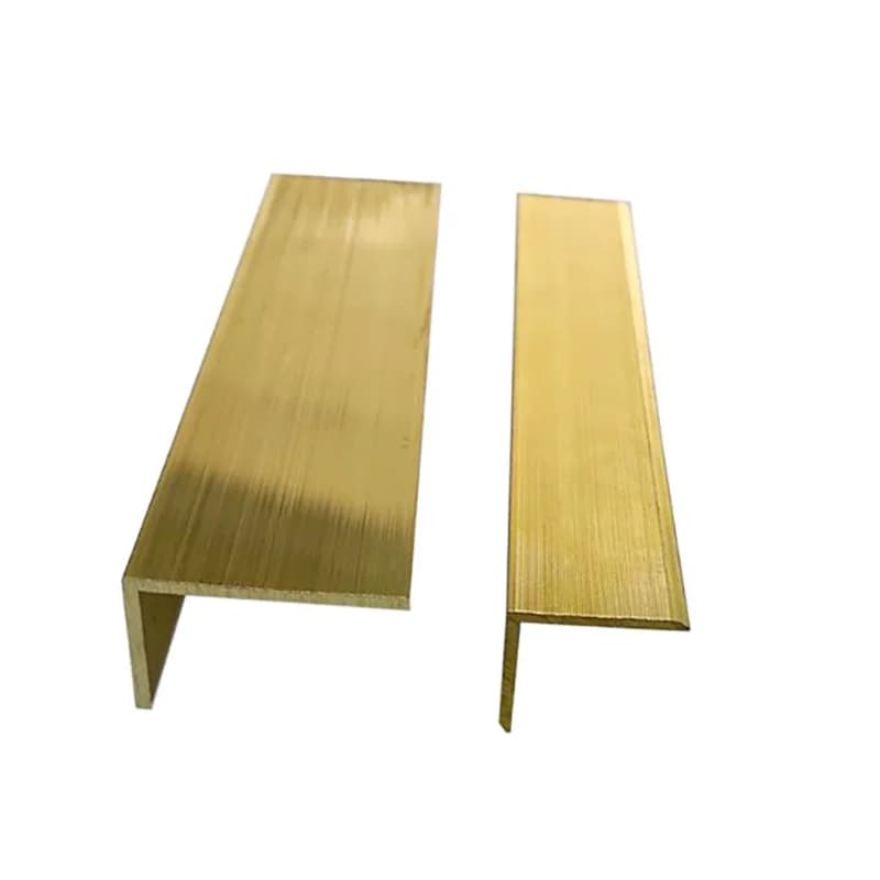 Messing-Winkel, L-förmige Polierplatte, Stabstange, 5 mm, 10 mm, 15 mm, 20 mm