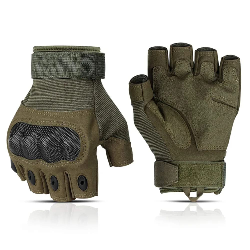 Herren Outdoor Airsoft Taktische Handschuhe Sport Halbfinger Frauen Kampf Schießen Radfahren Jagd Fitness Handschuhe