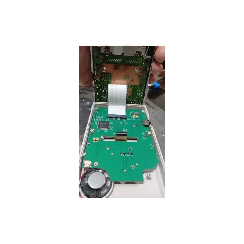 2,5-Zoll Originalgröße Graustufen-IPS-LCD-Bildschirm-Kits für GameBoy GB DMG Display mit Hoher Helligkeit LCD-Bildschirm-Kits