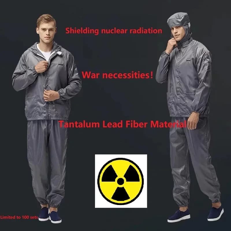 Tantal-Bleifasermaterial, nukleare Strahlung, Schutzkleidung, Tisch, Anti-Strahlung, Antitin, Gesichts-Gasverteidigungsmaske