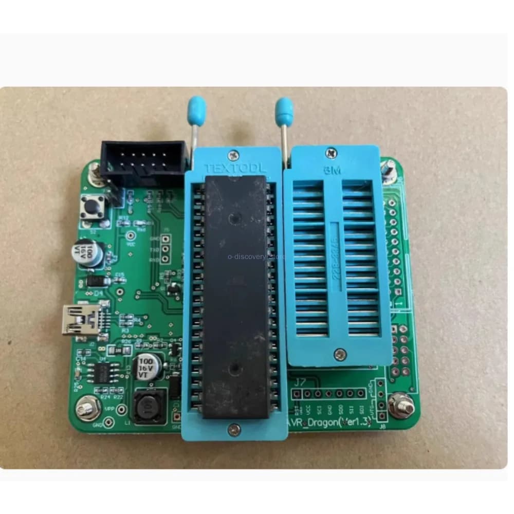 AVR-Hochspannungsprogrammierer, serieller Hochspannungs-USB-zu-Seriell-Port, ISP STK500 Vier in einem parallel