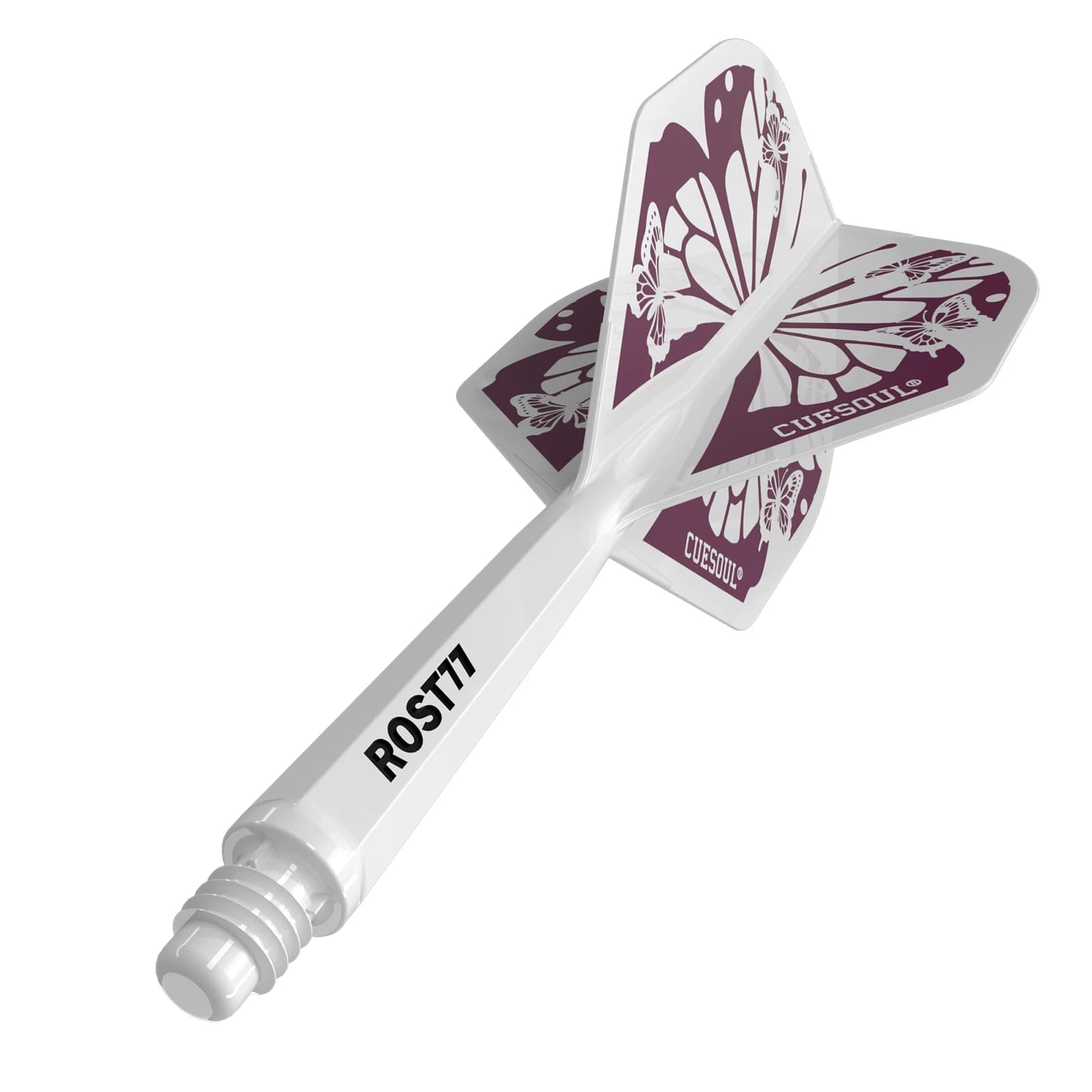 CUESOUL „FOREST’Design ROST 77 Integrierter Dartschaft und Flugstandardform 28 mm, 3er-Set