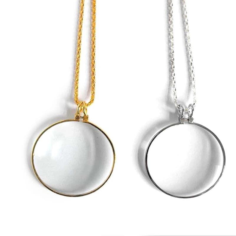 Schmuck optische Lupe mit Kette Halskette Halskette tragbare Monokel Geschenk Großhandel