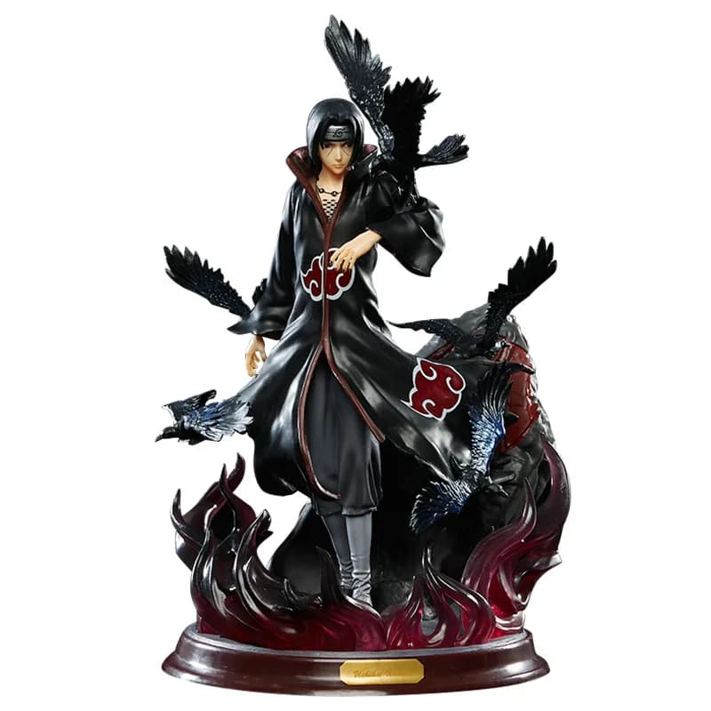 28 cm beliebtes Naruto-Anime-Modell Uchiha Itachi-Statue, Spielzeug, Heimdekoration, Ornament für Freund, Geschenk