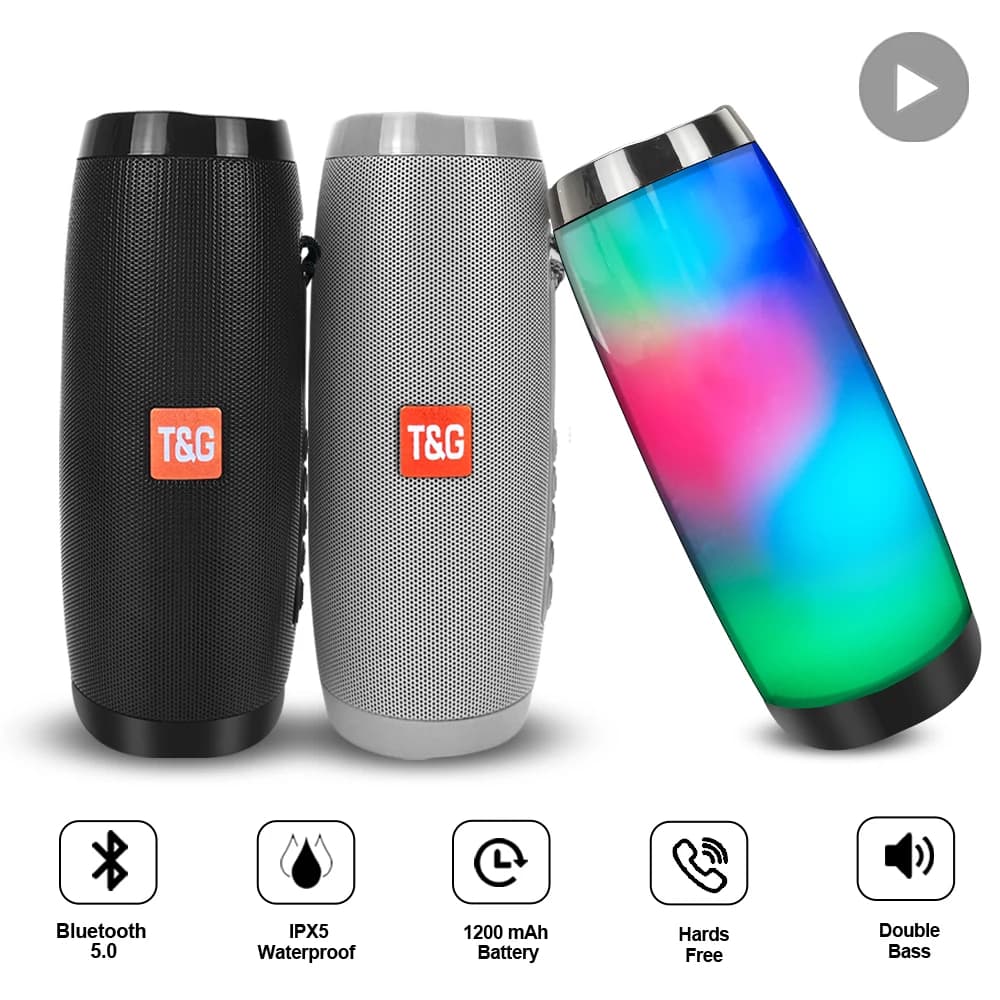 Outdoor-Bluetooth-Lautsprecher drahtlose tragbare Radio FM-Empfänger Sound bar Musik Sound box Bar Subwoofer Bass Aux Bluetooth für Telefon