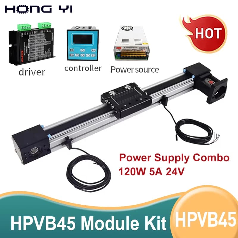 HPVB45 Linearschlitten, effektive Hublänge 1000, 1100, 1200, 1300, 1400, 1500 mm, Zahnriemen, lineare Schlittenführung, Bewegung