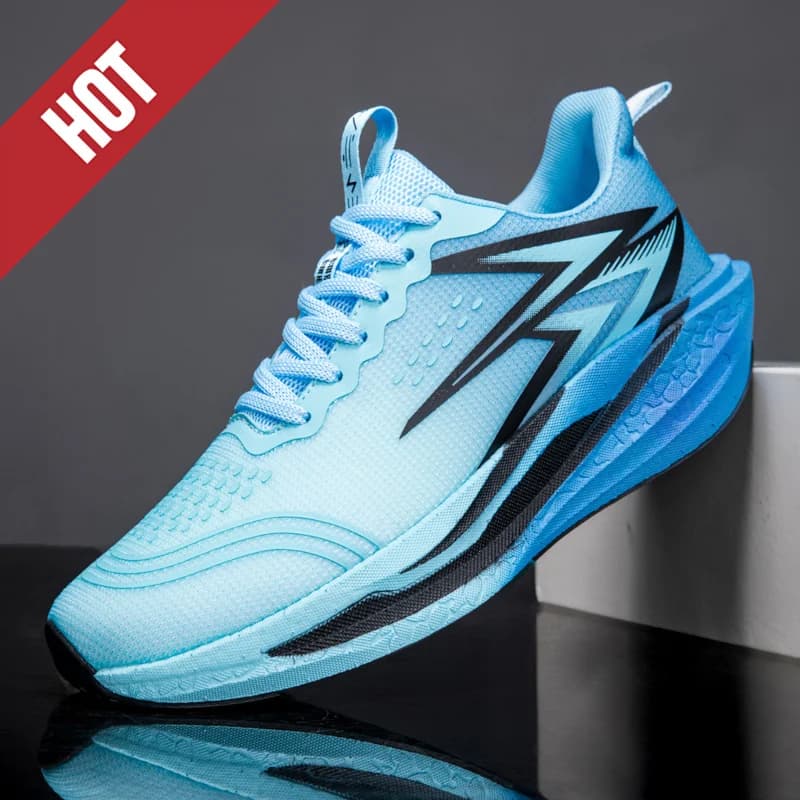 NEUE Laufschuhe mit Carbonplatte für Marathon, Atmungsaktive Leichtgewicht-Sneaker für Männer und Frauen, Bequeme Rutschfeste Sportschuhe für
