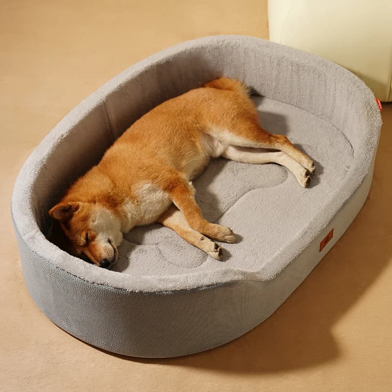 Hundebetten für große Hunde, orthopädisches Winter-Hundebett für mittelgroße und große Hunde, großes wasserdichtes Couch-Haustierbett