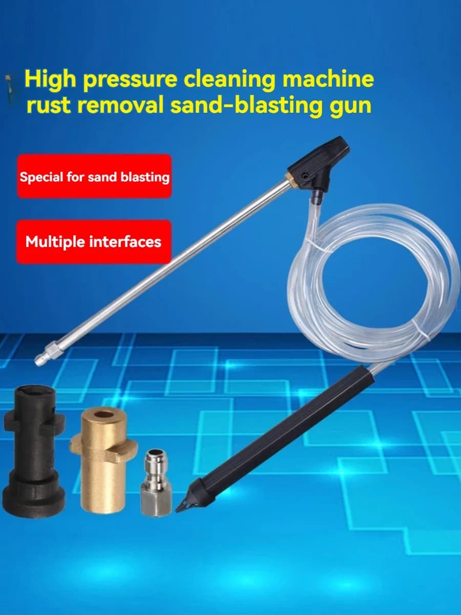 Ultra-Hochdruck-Reinigungsmaschine Sandstrahlpistole Rostentfernung Ölfarben-Oberflächenreinigung Autowaschanlage Schmutzentfernung