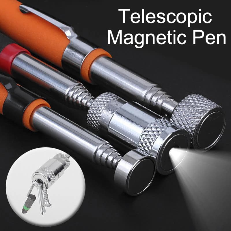 Tragbarer Mini-Teleskop-Magnet-Magnetstift, praktische Werkzeuge, Kapazität zum Aufnehmen von Muttern, Bolzen, ausziehbarer Tonabnehmerstab