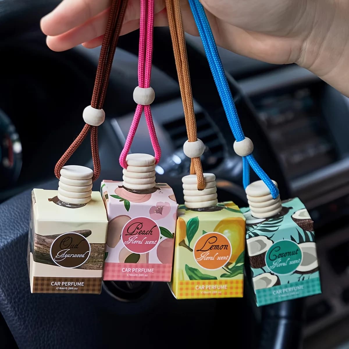 Auto-Lufterfrischer, langanhaltender Duft, geeignet für Auto, Zuhause, Büro, Badezimmer, Schlafzimmer, Auto-Innenraum-Aromatherapie ﻿