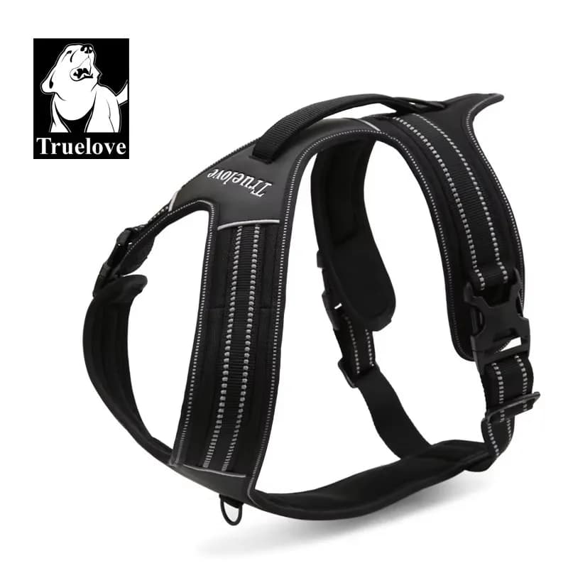 Truelove Nicht-reflektierendes Nylon-Hundegeschirr TLH5551 – Modisches, verstellbares Anti-Zug-Geschirr, ab Werk auf Lager