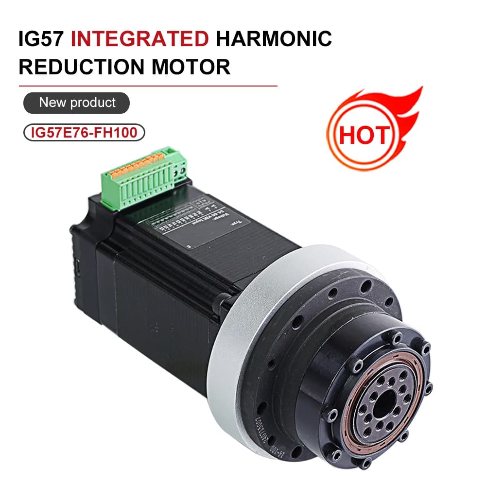 HANPOSE NEMA23 IG57 Integrierter hochpräziser Getriebemotor für Harmonic Drive für Robotergelenke, Integration mit geschlossenem Regelkreis.