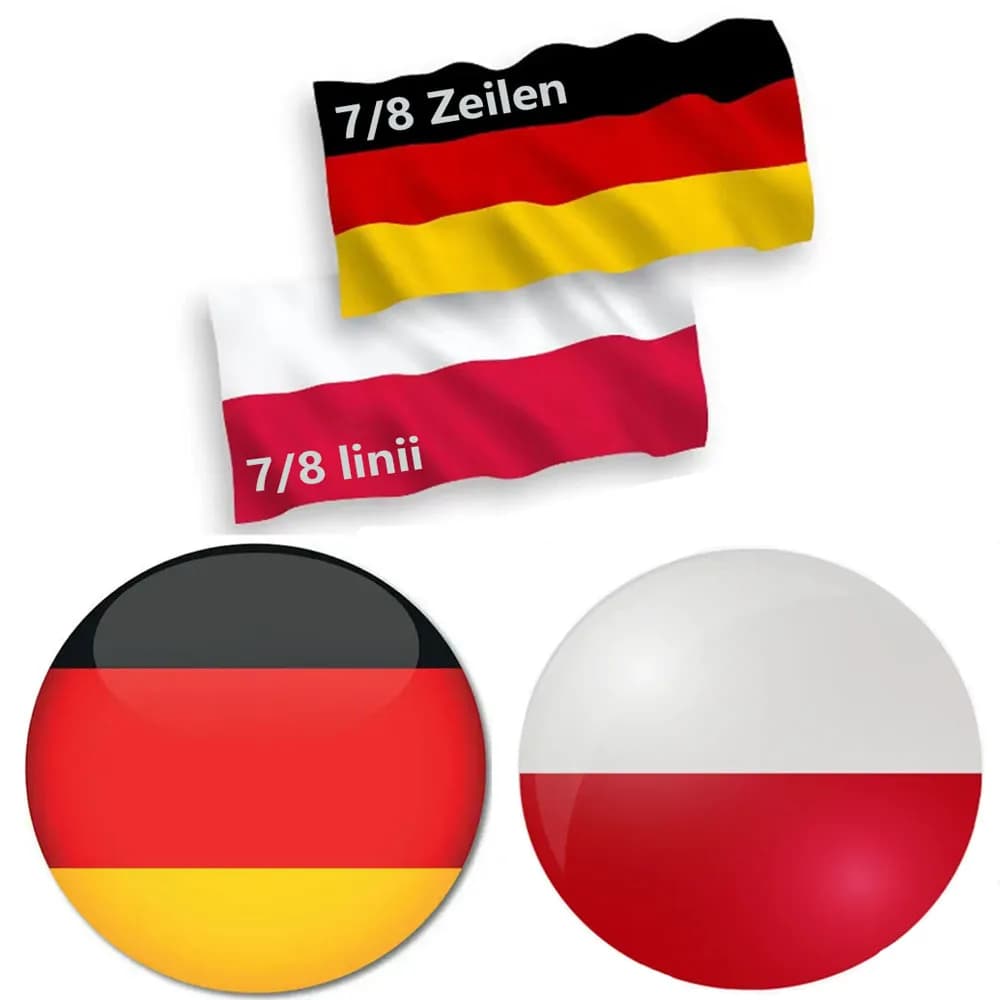2026 7/8 Linie Egygold Oscams Polska Clines Red Europe Slowakei Deutschland Österreich 4k Flag Outdoor Oscam Europa-Flaggen