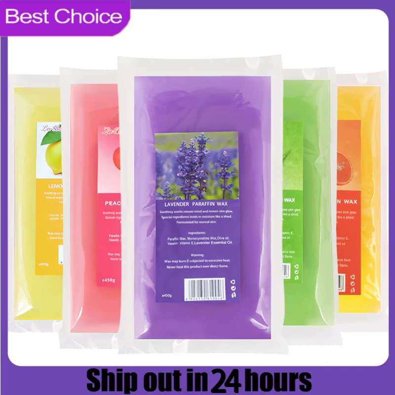 200g-450g Handmaske Peel Off Handwachs Feuchtigkeitsspendende Feuchtigkeitsspendende Nährende Peeling Handbad Film Hände Pflege Paraffin