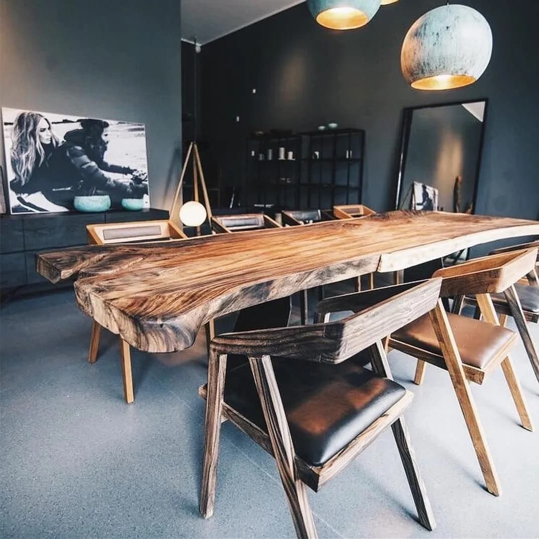 Hersteller Großhandel niedrigen Preis Luxus Home Outdoor-Möbel Catering Holz Esstische und Stühle